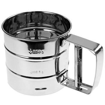 Stainless Steel Mesh Flour Icing Sugar Sieve Strainer Baking Shaker