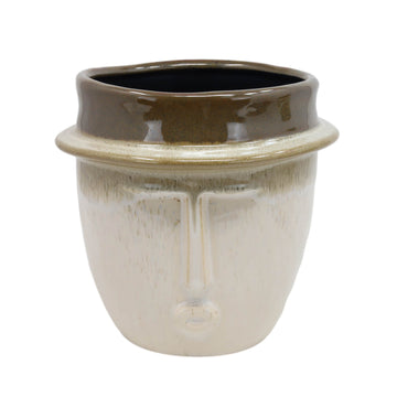 Small Face Planter Stoneware