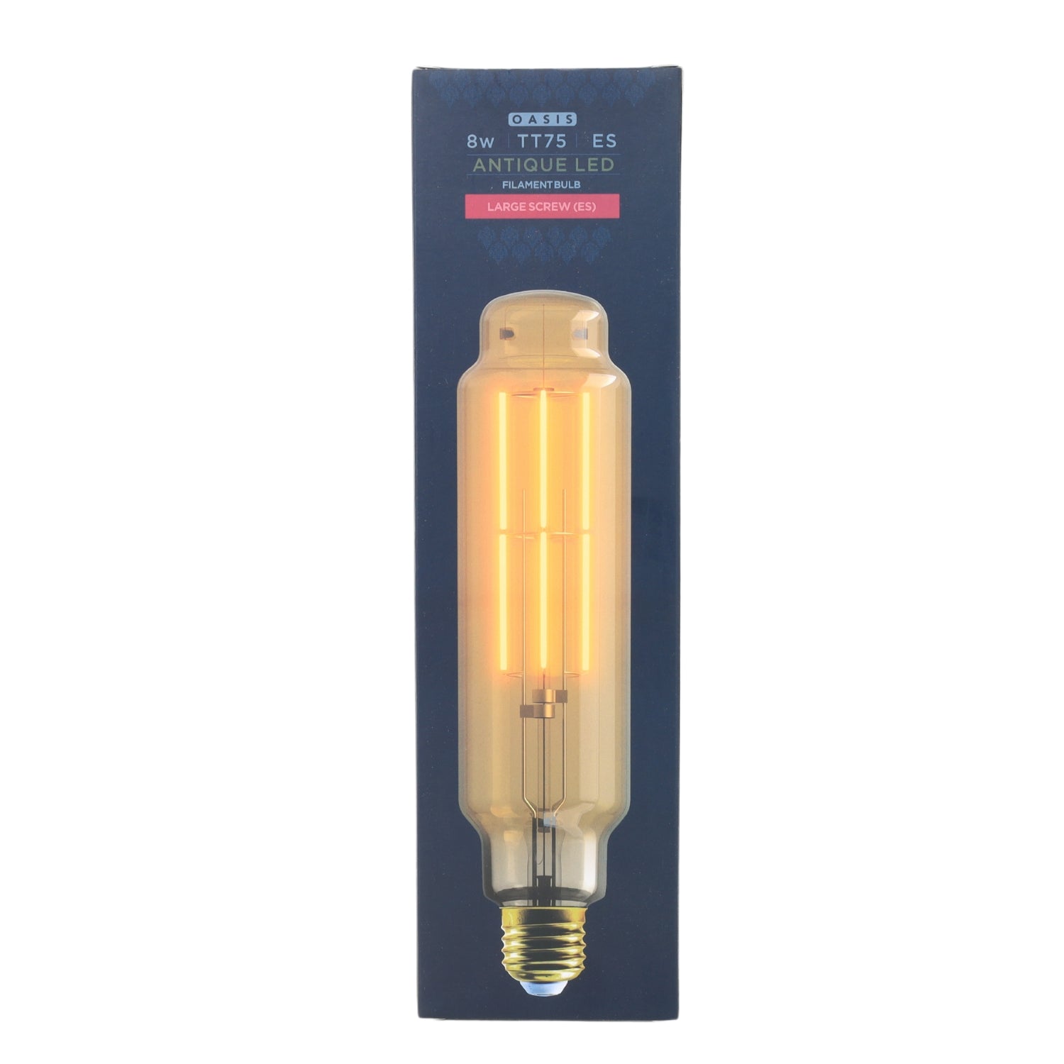 8W Antique Warm White Cylinder Shape LED Filament Bulb