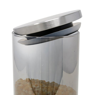 1.2L Medium Clear Glass Jar With Airtight Lid