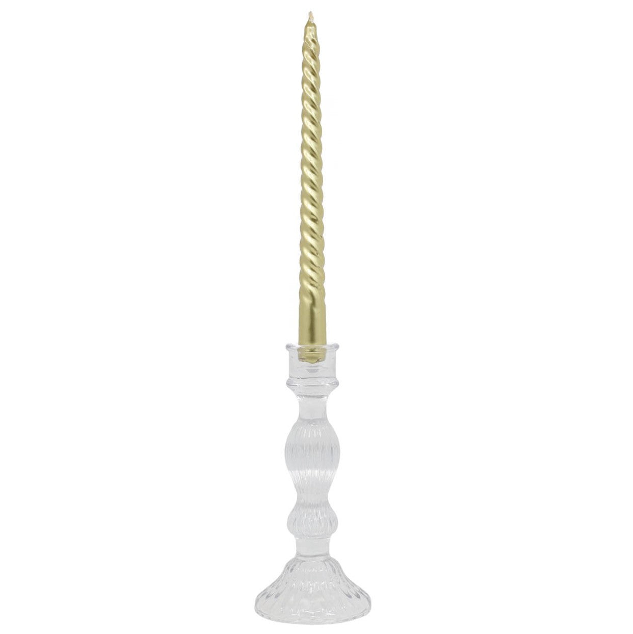 Clear Candle Holder