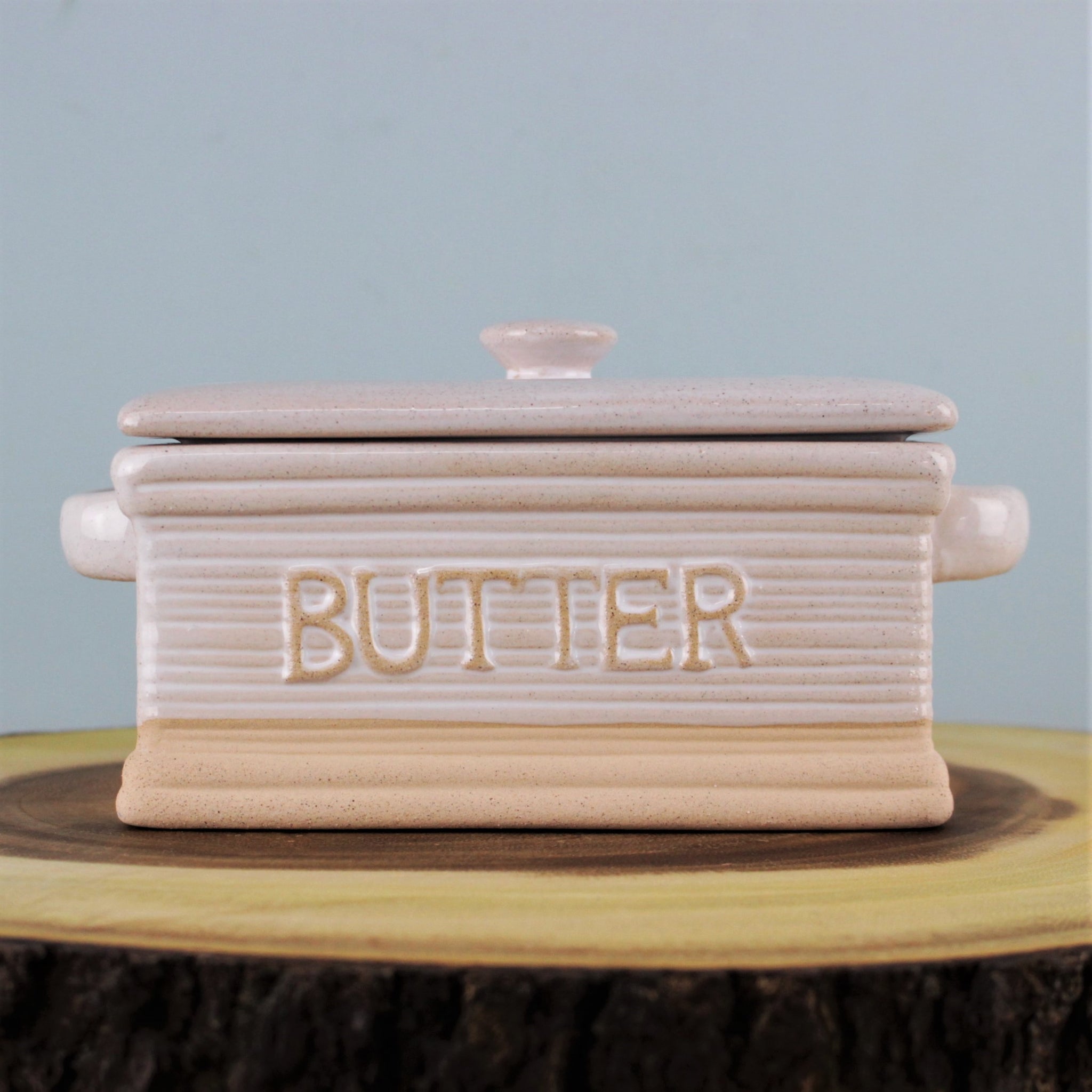 Stoneware Butter Dish Keeper