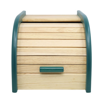 Wooden Bread Bin Mini Green