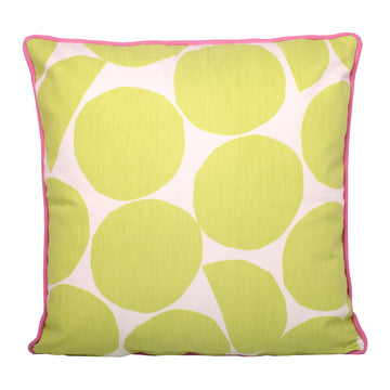 Garden Outdoor Water Resistant Filled Cushion - Pink & Green