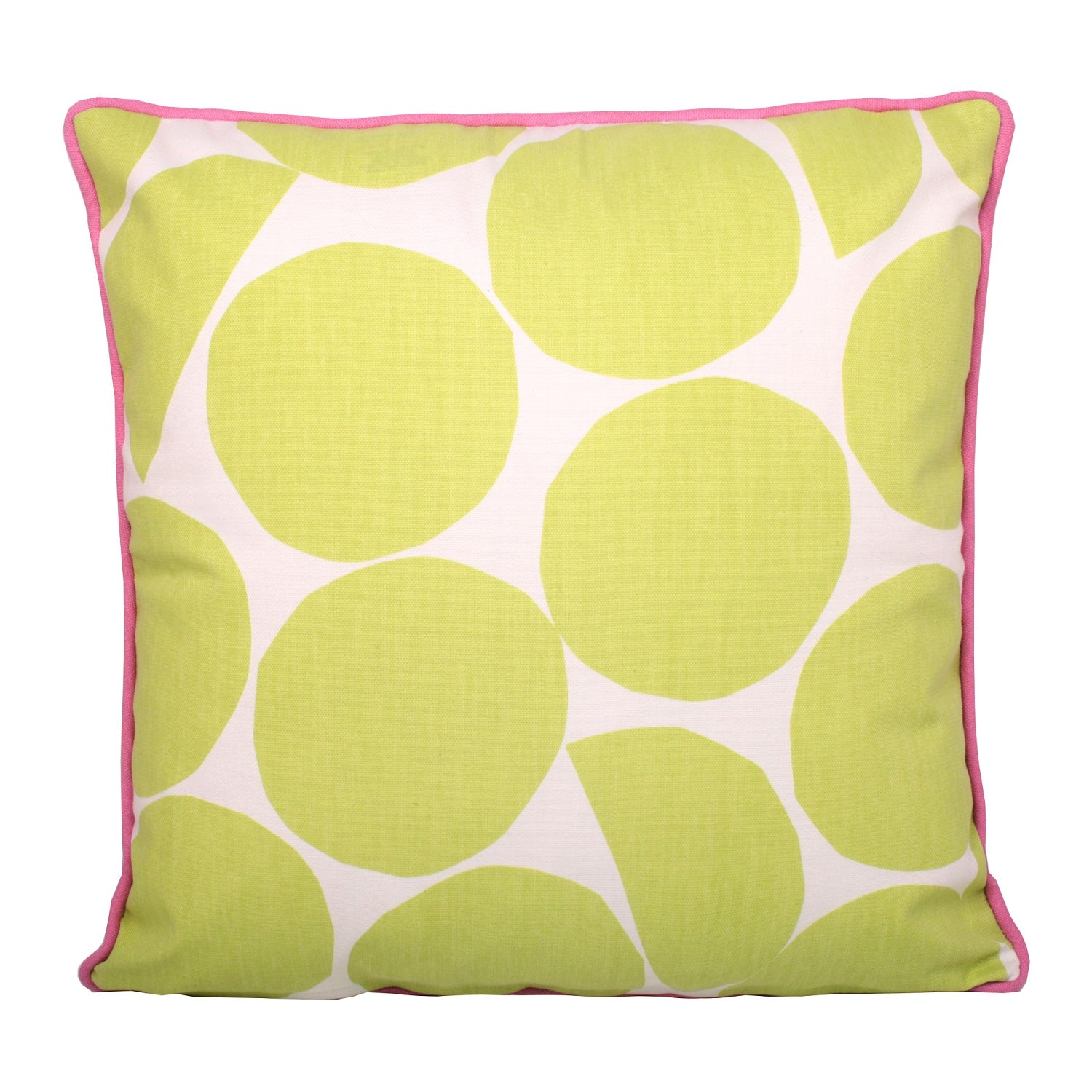 Garden Outdoor Water Resistant Cushion Cover - Pink & Green