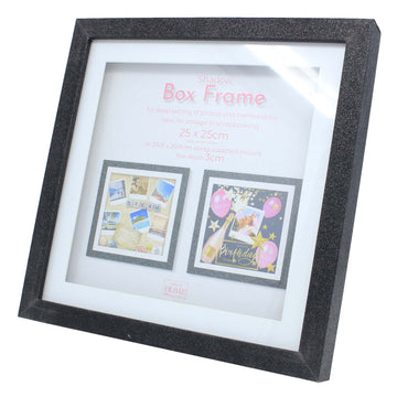 25x25cm Black Wooden Picture Frame
