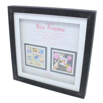 25x25cm Black Wooden Picture Frame