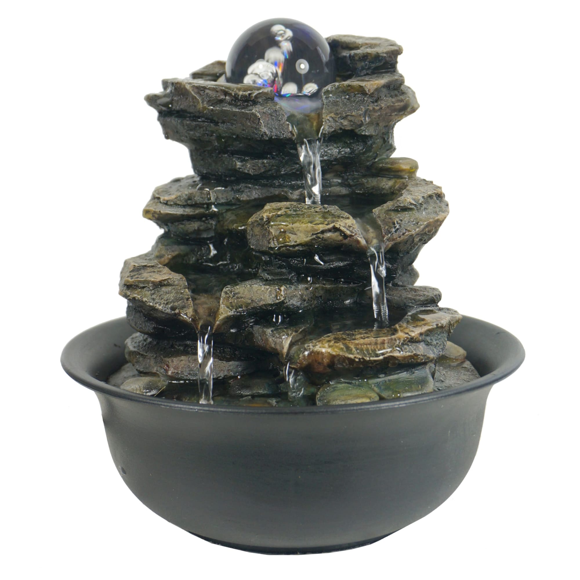 Heart of Nature Crystal Ball 22cm Indoor Fountain