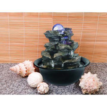 Heart of Nature Crystal Ball 22cm Indoor Fountain