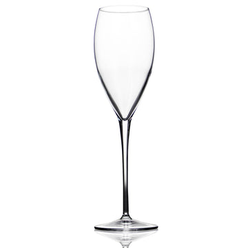 Set of 4 'Davenport' Crystal Glass Flutes