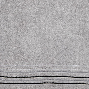 Java Stripe Bath Towel 100% Cotton 450GSM - Grey