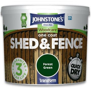 Johnstones Woodcare 5L Forest Green One Coat Paint