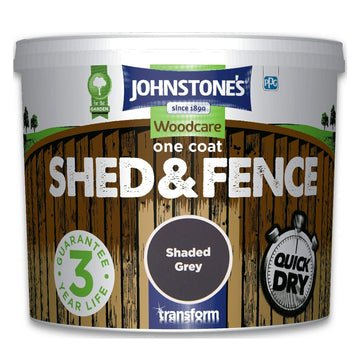 Johnstones Woodcare 5L Shaded Grey One Coat Paint