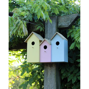 Kingfisher 3-in-1 Wooden Hanging Nesting Bird House