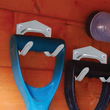 Pack of 4 Large Galvanised Tool Hooks