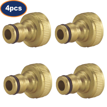 4Pcs Kingfisher Pro Brass Threaded Tap Connectors