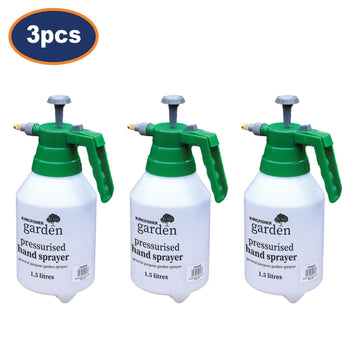 3Pcs Kingfisher 1.5L Sturdy Handheld Pressure Sprayer