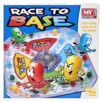 Traditional Classic Indoor Kids Race to Base Fun Board Game