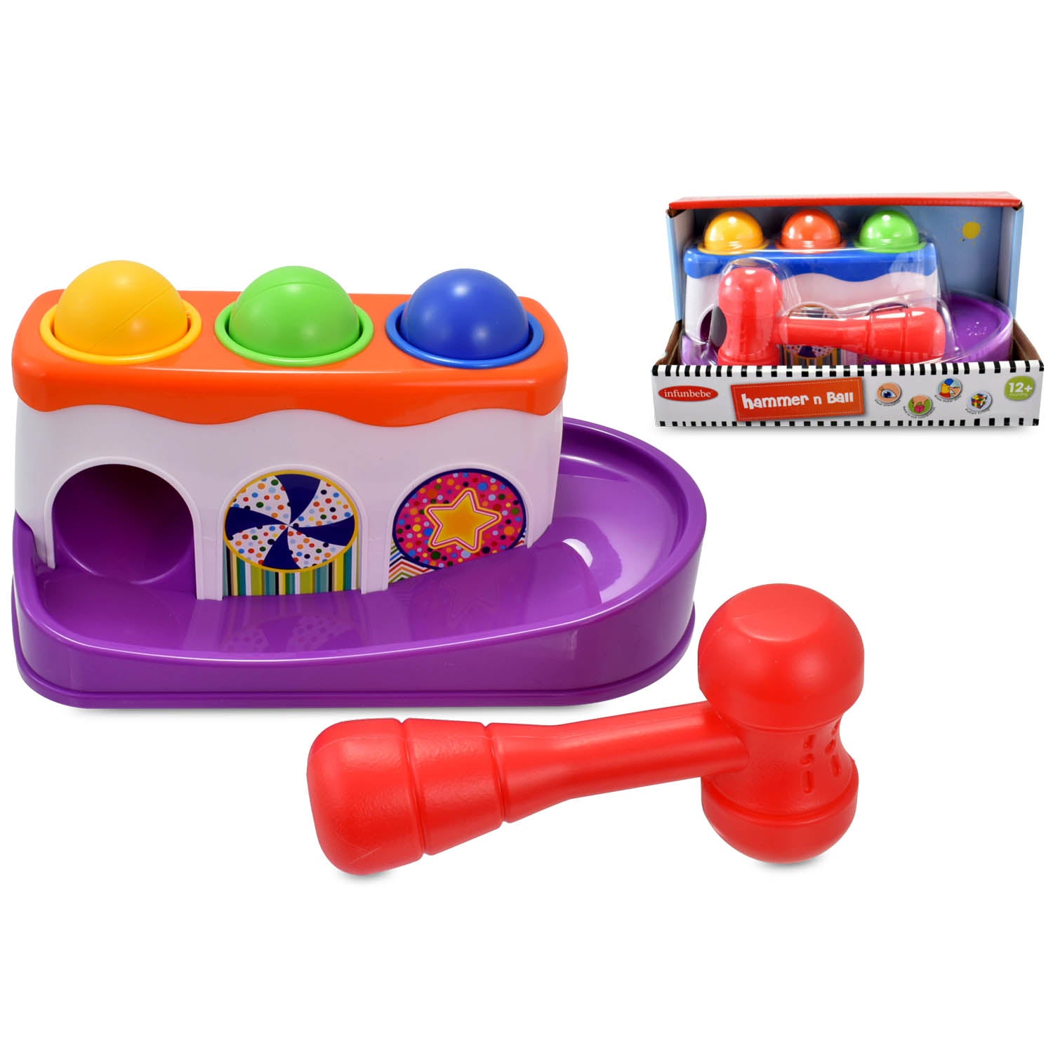 Kids Hammer & Ball Playset Baby Learning Childrens Easy Play