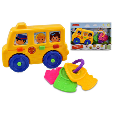 School Bus Interactive Learning Activity Toy