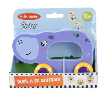 Push and Go Animals Hippo Learning Activity Toy 10 Mo
