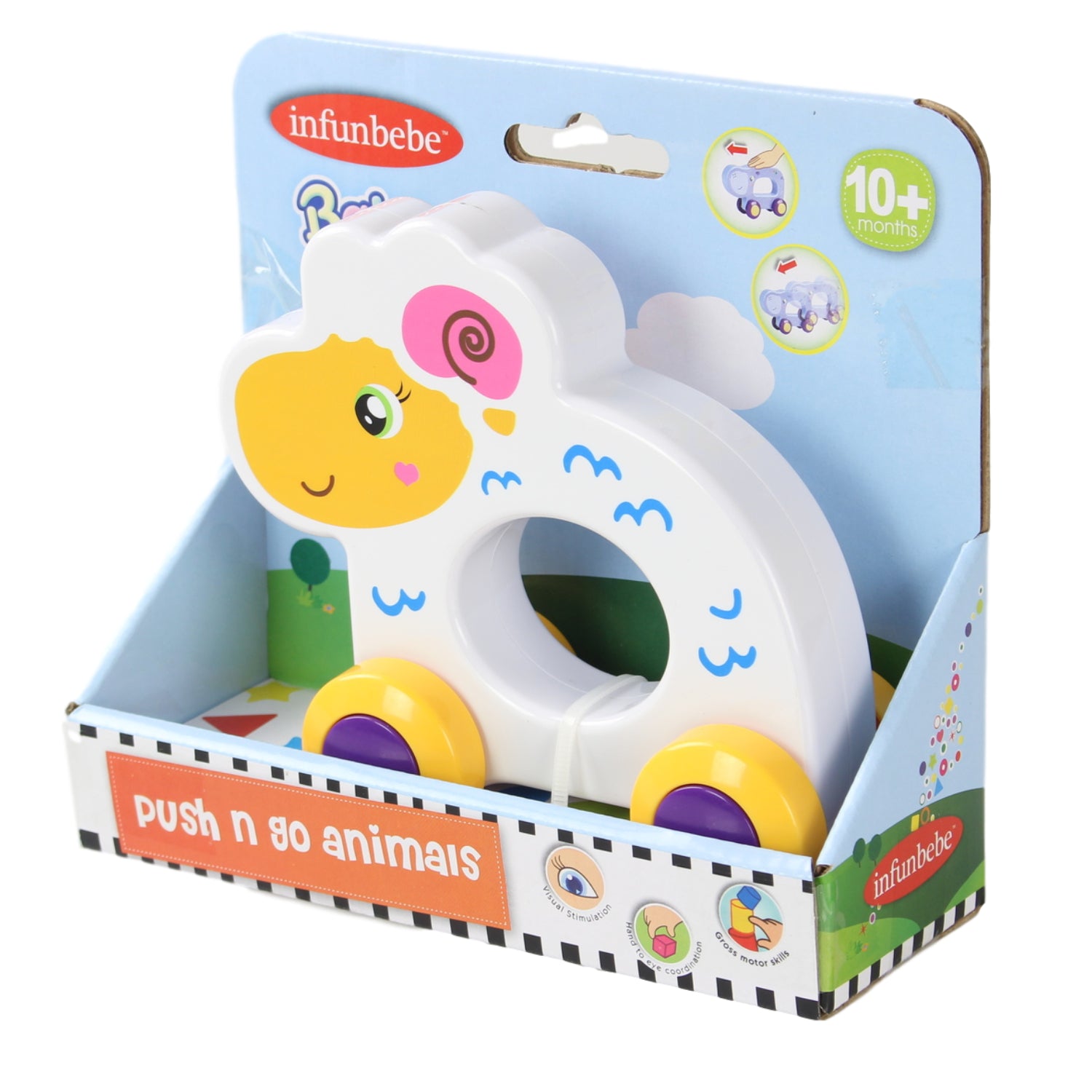 Push & Go Sheep Baby Kids Learning Vehicle Toy 10+ Months