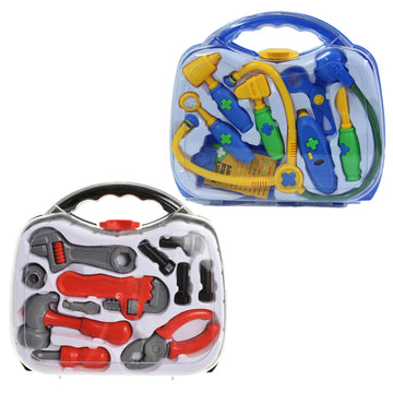 Doctor Nurse & Construction Builder Kids Play Set