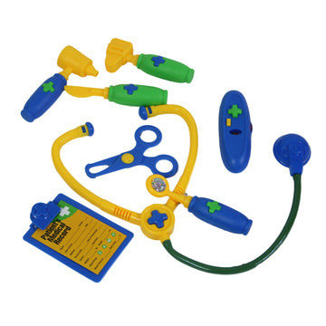 9-Piece Kids' Pretend Play Healthcare Set with Carrying Case