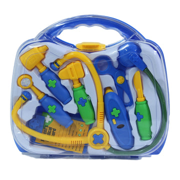 9-Piece Kids' Pretend Play Healthcare Set with Carrying Case
