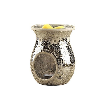 Grey Crackle Tealight Burner