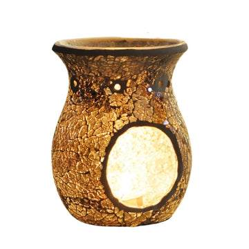 Grey Crackle Tealight Burner