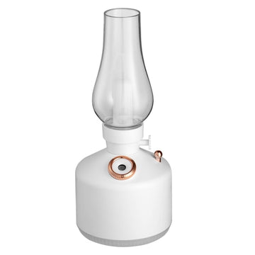 White Vintage Rechargeable Fragrance Lamp With LED Light