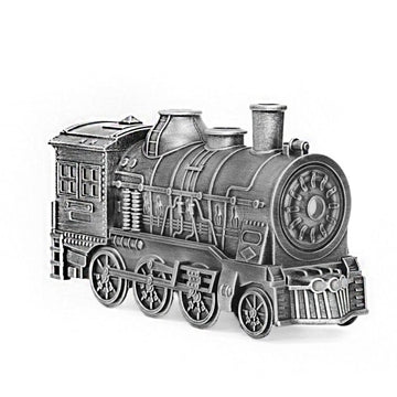 Silver Vintage Train Shaped Ultrasonic Diffuser