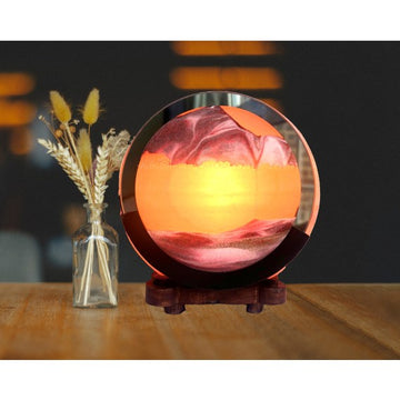 Himalayan Salt Round Lamp Red Sand 3.5KG