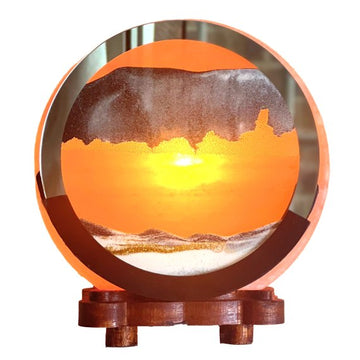Himalayan Salt Round Lamp White Sand 3.5KG