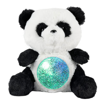 Mina Panda Bear Plush with Magic Belly Glitter Ball