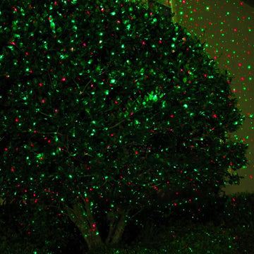 Xmas Laser Light Outdoor Indoor 4 Modes Red Green Flashing