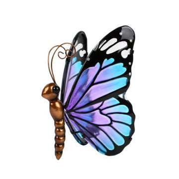 Teal Purple Fairy Butterfly LED Lamp