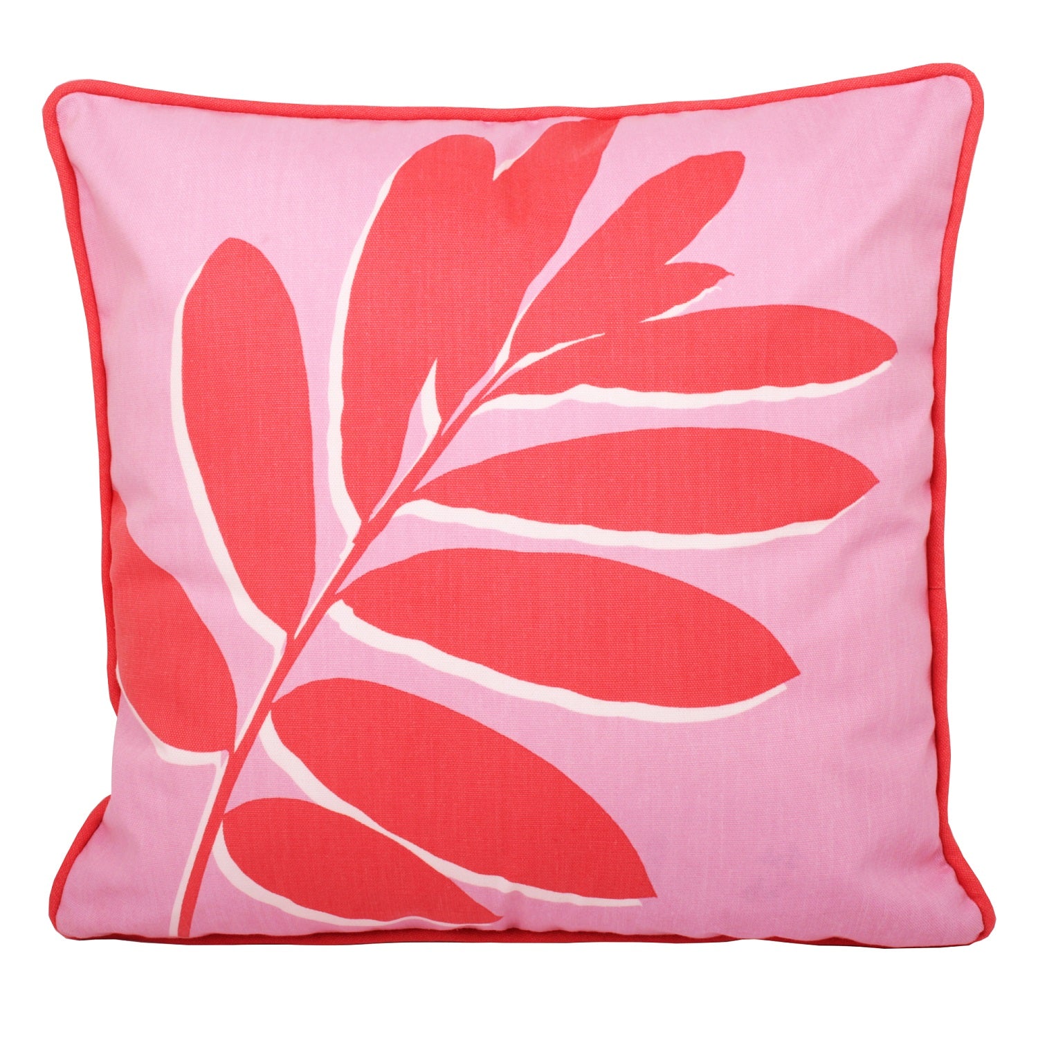 Garden Outdoor Water Resistant Cushion Cover - Pink & Red