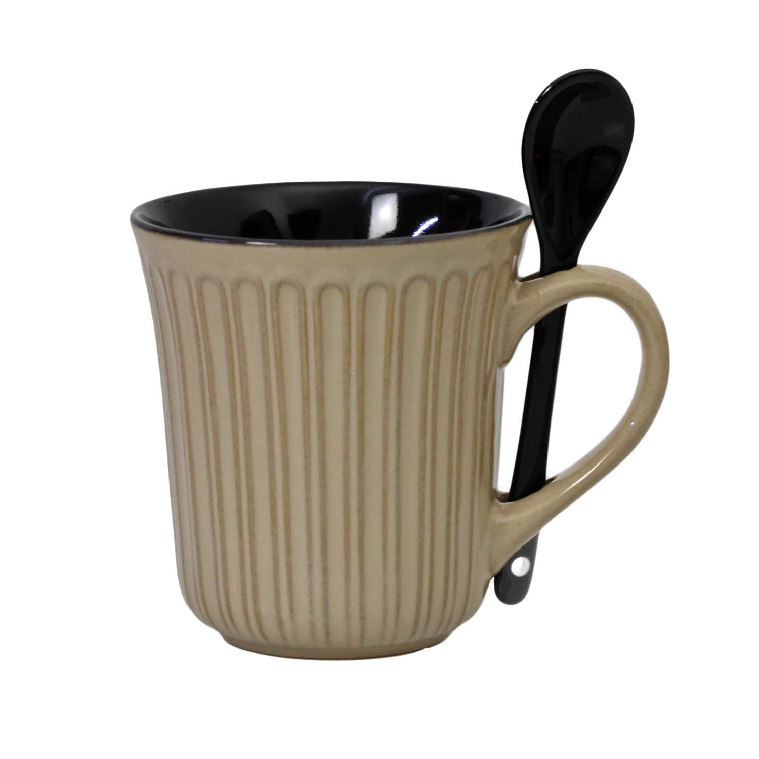 Cream Geometric Coffee & Tea Mug