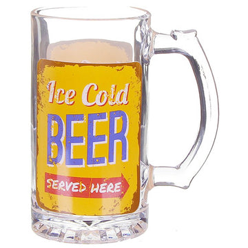 Ice Cold Beer Served Here Large Beer Mug