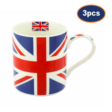 3PCS Union Jack British Flag 350ml Mug