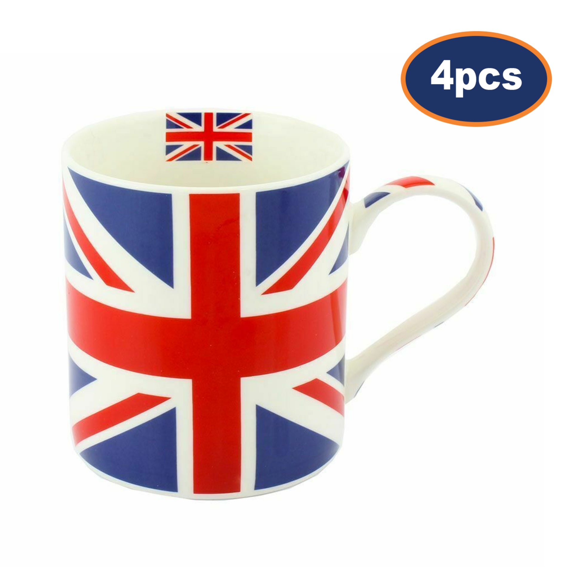 4PCS Union Jack British Flag 350ml Mug