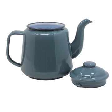 Falcon Grey Black Rim 1.5L Teapot