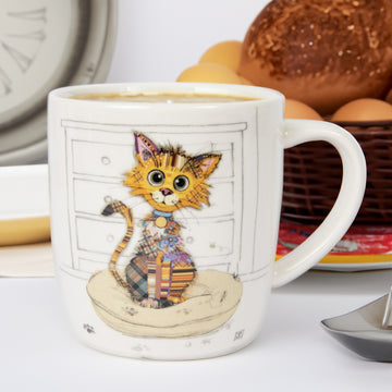 350ml Bug Art Kimba Kitten Ceramic Mug