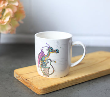 350ml Fine China Bug Art Duncan Dragon Coffee Mug