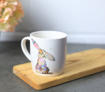 350ml Fine China Bug Art Binky Bunny Coffee Mug