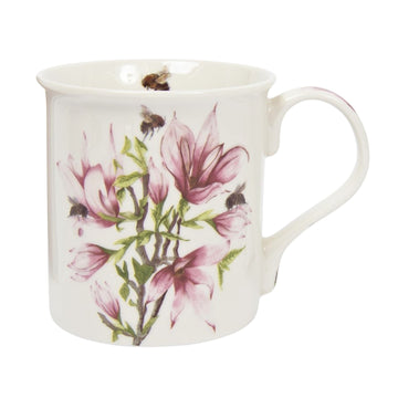 300ml Bee-tanical Magnolia Floral Design Ceramic Mug