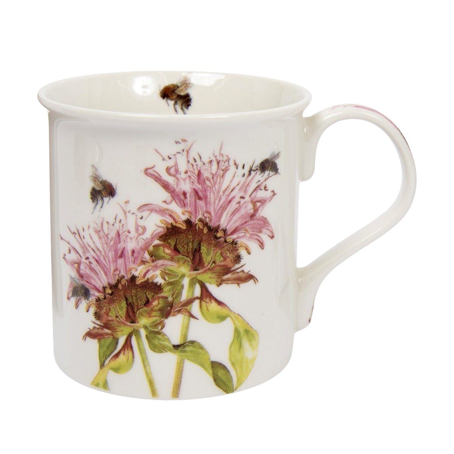 300ml Bee-tanical Bergamot Floral Design Ceramic Mug