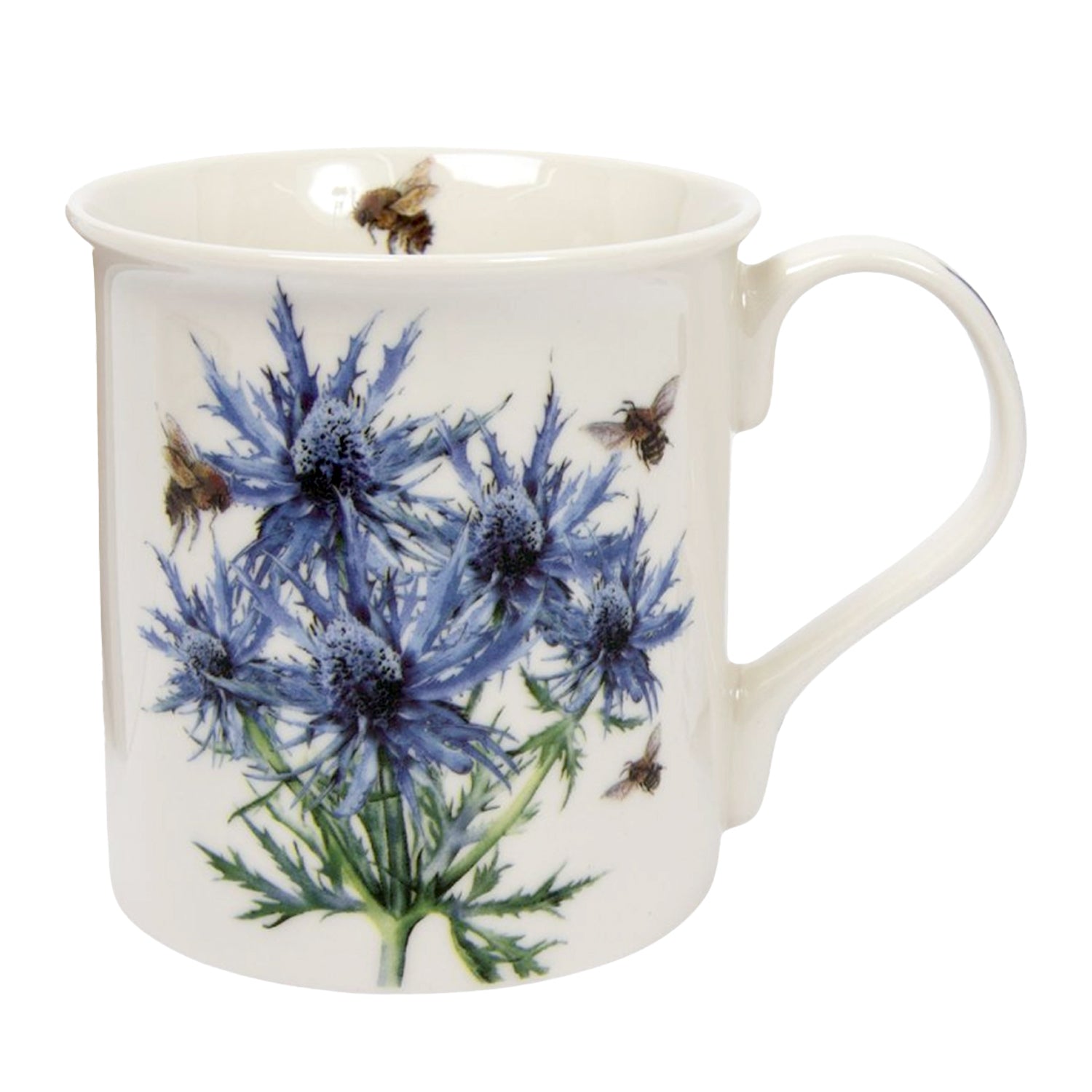 300ml Bee-tanical Thistle Flower Design Ceramic Mug